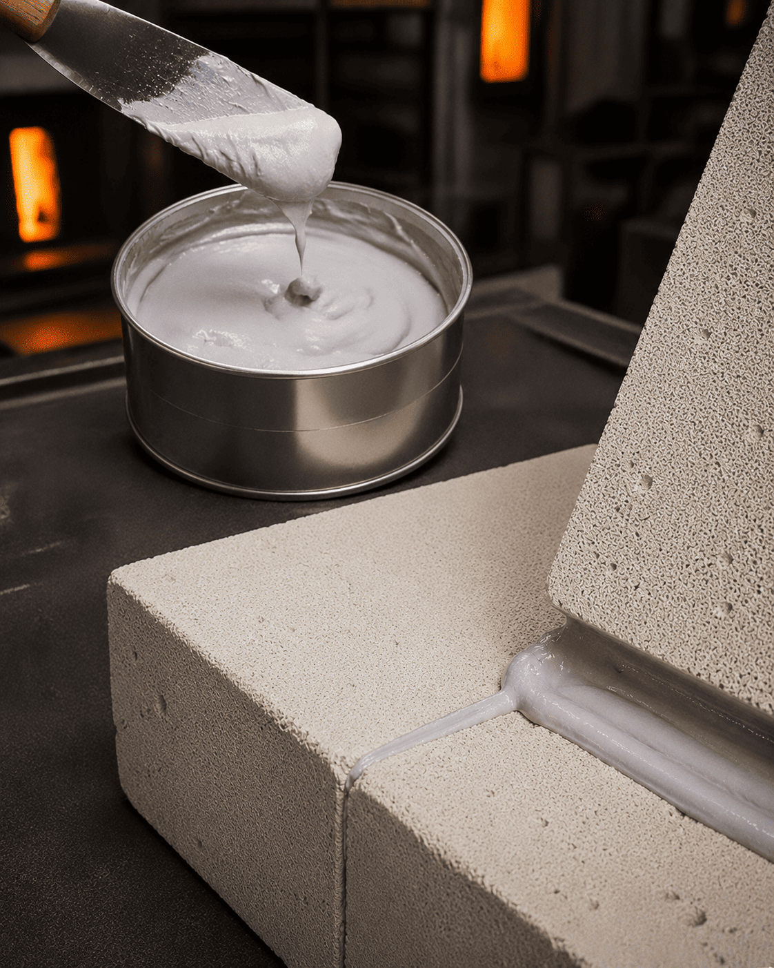 High-temperature adhesive — Savex Minerals